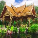 Photo d'un temple asiatique dans le Wisconsin